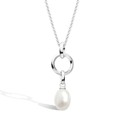 Image of Kit Heath Sterling Silver and Pearl Revival 22&quot; Necklace