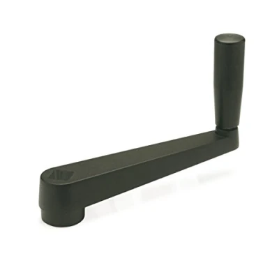 Image of Ganter Normelemente Hand cranks, GN 471 80 V10, aluminium, with square, plastic coated, 1 piece