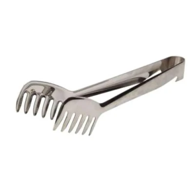 Image of Dexam Spaghetti Tongs Stainless Steel 27cm, White