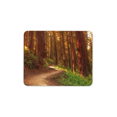 Image of Destination Vinyl Ltd Redwood Tree Forest Mouse Mat Pad Woods Forrest Trees Fun Gift Computer #13072