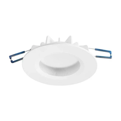 Image of Forlight Lighting Hide Integrated LED 1 Light Recessed Downlight Matt White IP44 Warm TC 0175 BLA