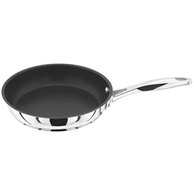 Image of Stellar 7000 S713 Stainless Steel Teflon Non Stick Frying Pan 20cm, Induction Ready, Oven Safe 10 Year Warranty