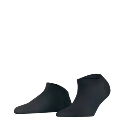 Image of FALKE Women&#039;s Fine Softness 50 DEN W SN Semi Opaque Low Cut Plain 1 Pair Trainer Socks, Grey (Graphite 3146) new eco friendly, 5.5 8