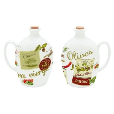 Image of Easy Life Nuova R2S 52vhco Vintage Olive Oil Jug 75 cl Porcelain