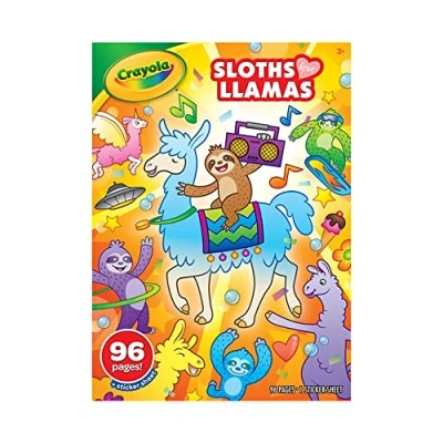 Image of CRAYOLA Coloring BK Sloth/LLAM