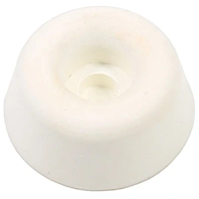 Image of Pack of 10 White 22mm Rubber Toilet Seat Buffer Pads