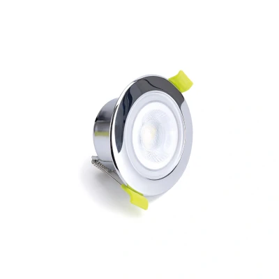 Image of Ecoguard Fire Rated CCT LED Downlight 5W Polished Chrome Integral