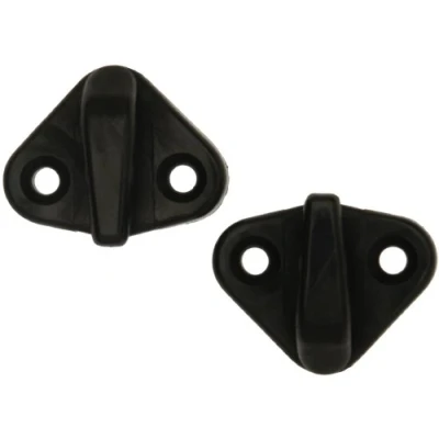 Image of W4 Plastic Canopy Hooks Black, 3 Pack