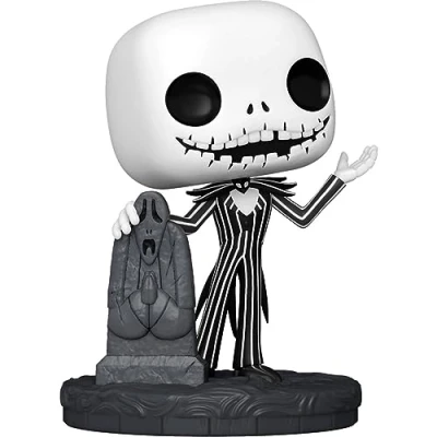 Image of Funko POP! Disney: the Nightmare Before Christmas 30th Jack Skellington With Gravestone Collectable Vinyl Figure Gift Idea Official Merchandise Toys for Kids &amp; Adults Movies Fans