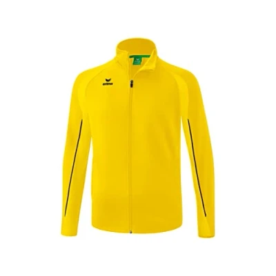 Image of Erima Liga Star Polyester Training Jacket, Yellow/Black, XL