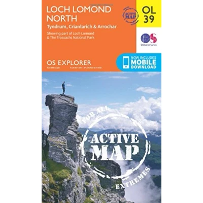 Image of Explorer Active OL39 Loch Lomond North Map With Digital Version