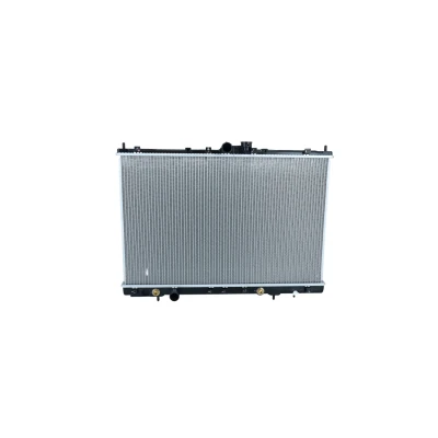 Image of MR281547, MR281548, MR312098, MR312099 Engine radiator NRF 53690 Aluminium 708mm 450mm 16mm Brazed cooling fins