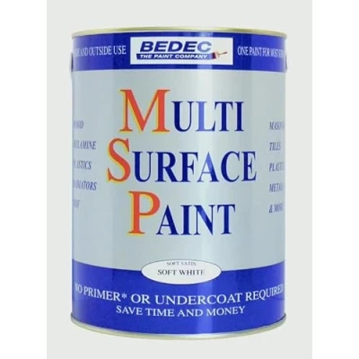 Image of Bedec Multi Surface Paint Gloss Black 5 Litre