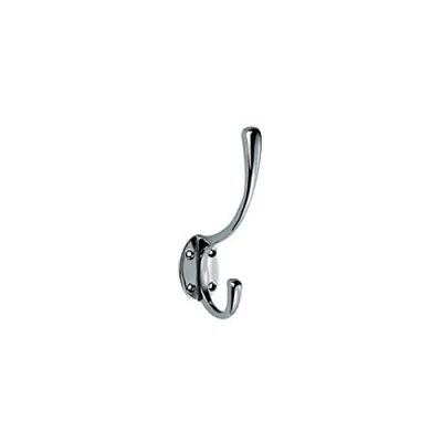 Image of Carlisle Brass AA25SC Victorian HAT &amp; Coat Hook, Satin Chrome, 127mm