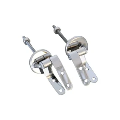 Image of MSV Hinges for Toilet Seats of Stainless Steel, Stainless_Steel, Silver