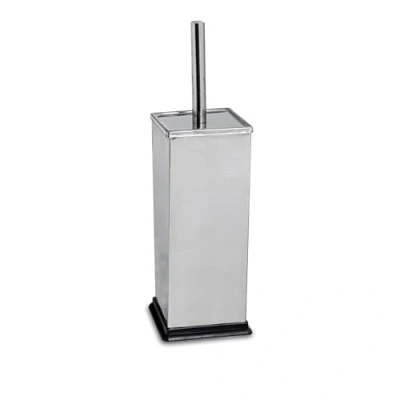 Image of Chrome Square Toilet Brush By Harbour Housewares