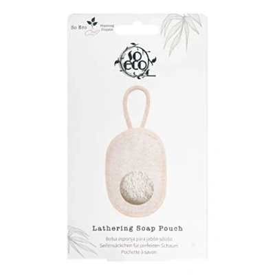 Image of So Eco Lathering Soap Pouch, 80 40 035, White