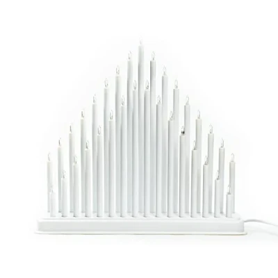 Image of Status Enns 33 Warm White Indoor Only Mains Powered Festive Candle Bridge