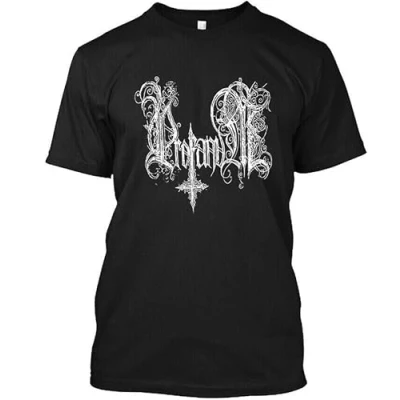 Image of fxdszaszzdx Limited NWT Profanum Poland Metal Music Band Graphic Logo T Shirt Black XL