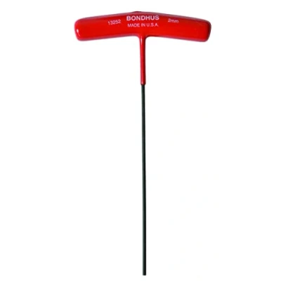 Image of BONDHUS, HT3MM T Handle HEX Driver, 3MM, 13256