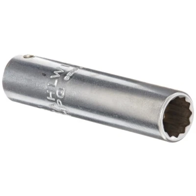 Image of Stahlwille 01640020 40ADL High Performance Steel Socket, 1/4 inch Drive, 5/16 Size, 50 mm Length, Pack of 5
