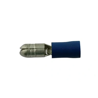 Image of CONNECT Wiring Connectors Blue Male Bullet 5mm Pack of 100 30177