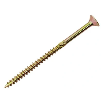 Image of Spectre Advanced Multi purpose Woodscrews 6.0 x 90mm Zinc Yellow Passivated Box 100