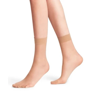 Image of FALKE Women&#039;s Seidenglatt 15 DEN W SO Sheer Plain 1 Pair Socks, Skin colour (Powder 4169), 5.5 8