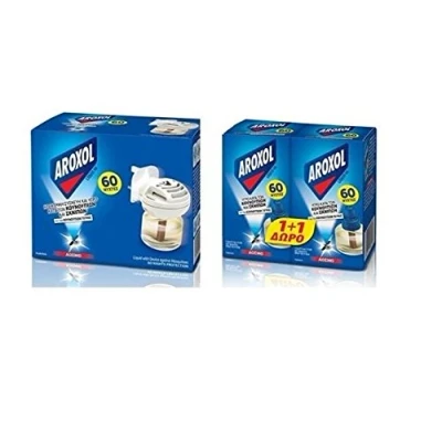 Image of Aroxol Mosquito Insect Repellent Plug In For Both Liquid and Mat Tablets + 3 refills