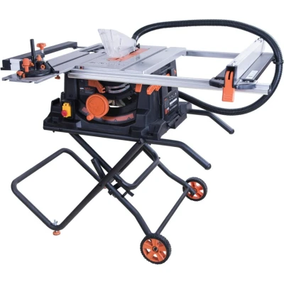 Image of Evolution Power Tools Rage 5 S Table Saw, Multi Purpose &amp; Portable, Cuts Wood, Metal, Plastic More, 255 mm (110 V)