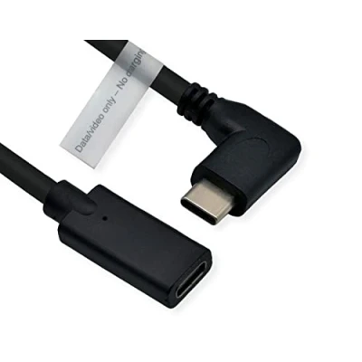 Image of ROLINE Video Extension Cable (DP Alt Mode) USB Type C ST/BU Black 2m