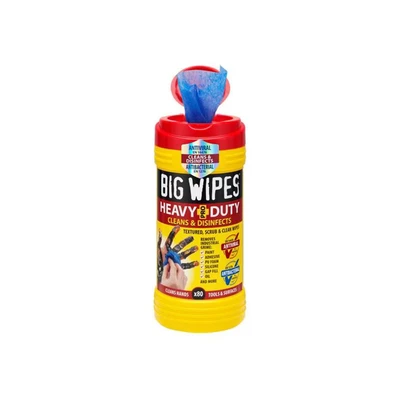 Image of Big Wipes Heavy Duty Pro+ Cleaning (Tub of 80 Wipes) 24200000