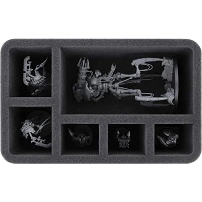 Image of Feldherr HS100A006 foam tray compatible with Necrons 6 compartments
