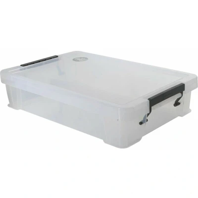 Image of Whitefurze Allstore 5.5LTR 400X255X80MM Storage Box with Lid