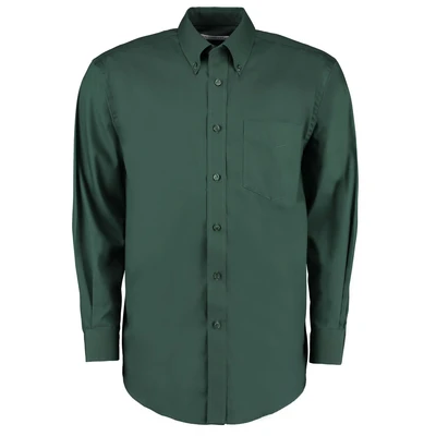 Image of Kustom Kit Men&#039;s Long Sleeve Shirt Multicolour XL