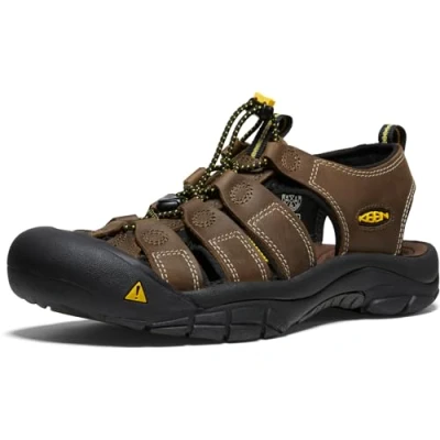 Image of Keen Men&#039;s Newport Sport Sandal, Brown Bison Bison, 16 UK