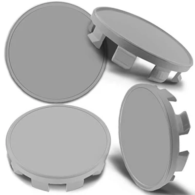 Image of Biomar Labs 4 x 68mm Wheel Centre Alloy Hub Center Caps Compatible with BMW 36136783536 Hubcaps Silver Gray CBS 0