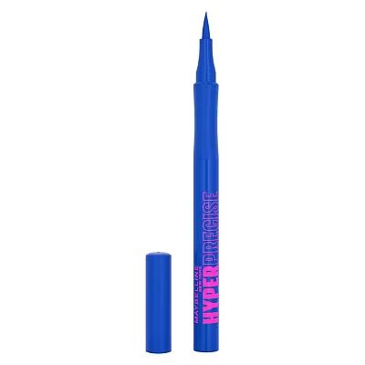 Image of Maybelline New York, Hyper Precise All Day Liquid Liner, Super Easy Liner for Skills &amp; Looks, No Slip Grip, Glide Tip, 30H Wear, Shade 720: Parrot