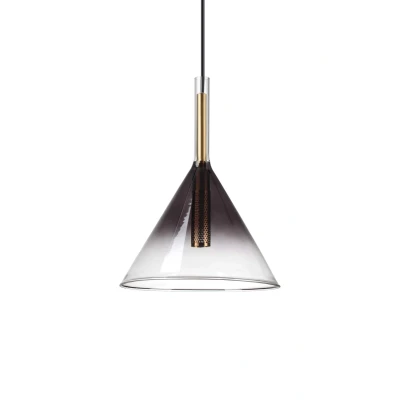 Image of Empire Dome Cone Pendant Ceiling Light Black
