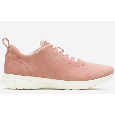 Image of Hush Puppies Women&#039;s Good Lace Up Leather Sneaker, Rose, 7 UK