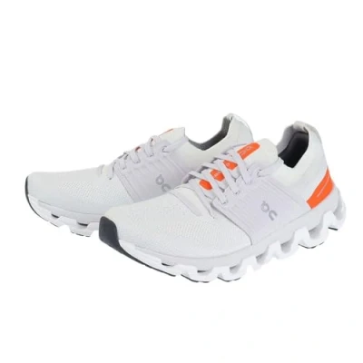 Image of On Men&#039;s Cloudswift 3 Sneakers, Ivory/Flame, 12