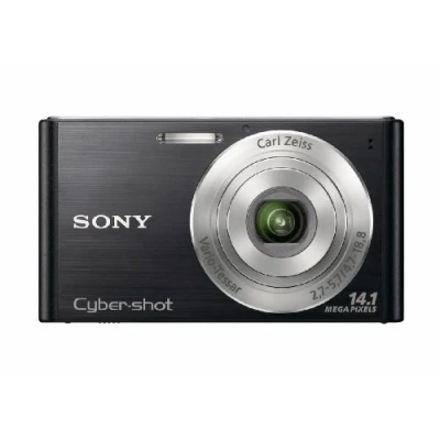 Image of Sony DSCW320B Cyber shot Digital Camera Black (14.1 MP, 4x Optical Zoom) 2.7 inch LCD (Renewed)
