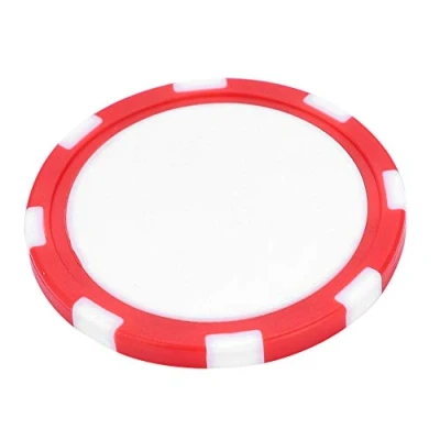 Image of Golf Poker Chip, Ball Marker Lightweight Level Durable ABS Chip Golfer Gift(Red) Sportinggoods Leisure Sports