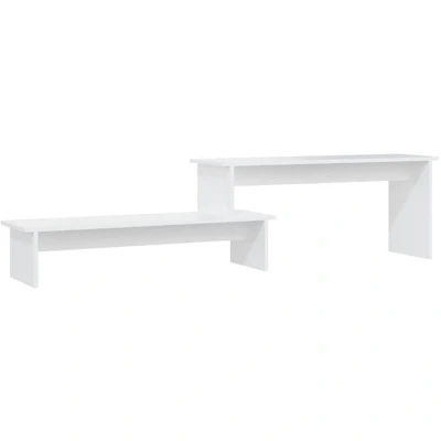 Image of vidaXL TV Cabinet White 180x30x43 cm Engineered Wood