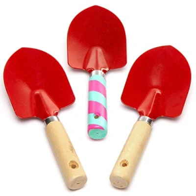 Image of Baker Ross AW641 Ready to Paint Wooden Gardening Trowels, Hand Garden Tools for Kids Decorate and Gift (Pack of 3)
