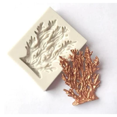 Image of TTOA Seaweed Icing Mould Sugar Craft Fondant Decorations DIY