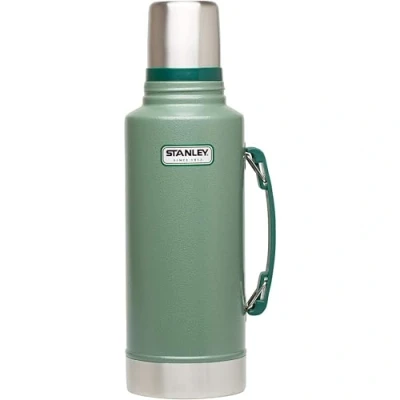 Image of STANLEY Classic Bottle 1900ml 2018 camping Vacuum Hammertone Green