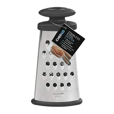 Image of Chef Aid 10E11461 Food Grater, Steel, Metalic
