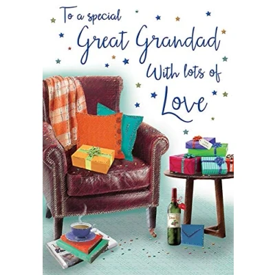 Image of Regal Publishing Birthday Card Great Grandad 9 x 6 inches