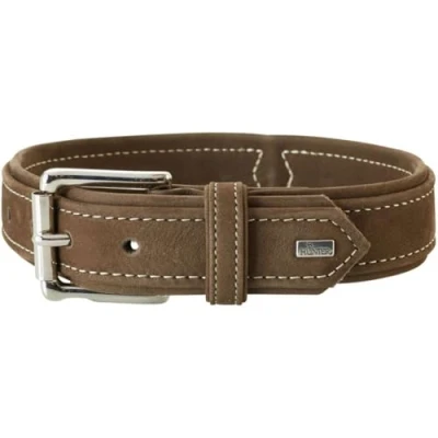 Image of Hunter Dog Collar Hunting, Brown Leather 45